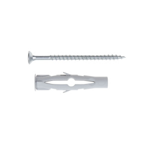 Diblu universal din plastic, cu surub cu cap inecat, Friulsider FXVT, 10 x 60 mm
