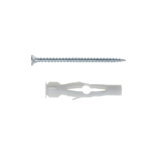 Diblu universal din plastic, cu surub cu cap inecat, Friulsider FXVT, 6 x 40 mm