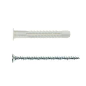 Diblu universal din polipropilena, cu surub cu cap inecat, Friulsider TMT, 6 x 46 mm