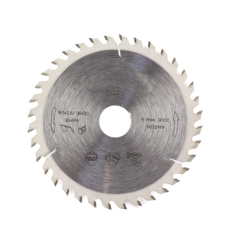 Disc circular, pentru lemn, Hikoki 752417, 165 x 30 x 1.6 mm