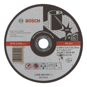Disc debitare inox, Bosch Expert for Inox, 180 x 22.23 x 2 mm