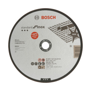 Disc debitare inox, Bosch Standard for Inox, 230 x 22.23 x 1.9 mm