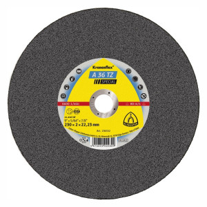 Disc debitare inox, Klingspor A 36 TZ Special, 230 x 22.23 x 2 mm
