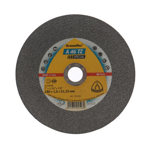 Disc debitare inox, Klingspor A 46 TZ Special, 180 x 22.23 x 1.6 mm