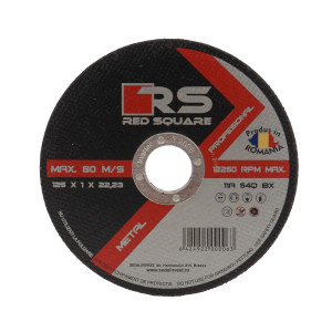 Disc debitare metal, Red Square RQ1251, 125 x 22.2 x 1 mm