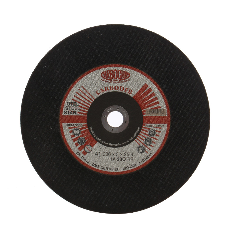 Disc debitare otel, Carbochim 11ABACH1TRS, 300 x 25.4 x 3 mm