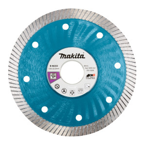 Disc diamantat, continuu, pentru debitare placi ceramice, Makita B-46333, 125 x 22.23 x 1.4 mm