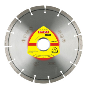 Disc diamantat, cu segmente, pentru debitare materiale de constructie, Klingspor DT 350 B Extra, 150 x 22.23 x 2.4 mm
