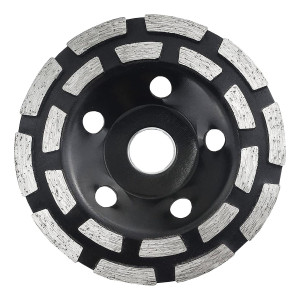Disc diamantat, segmentat, pentru slefuire beton / granit / marmura, Lumytools LT08812, 125 x 22.2 mm
