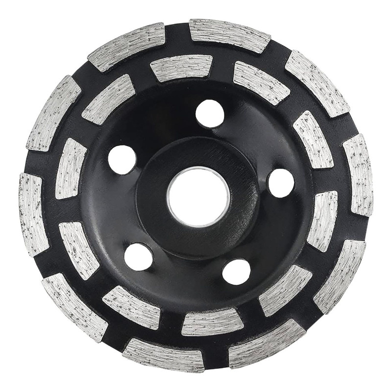 Disc diamantat, segmentat, pentru slefuire beton / granit / marmura, Lumytools LT08812, 125 x 22.2 mm