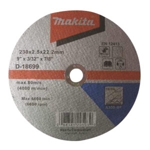 Disc taiere metale, Makita A30S, 230 x 22.23 x 2.5 mm