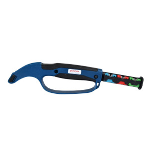 Dispozitiv pentru ascutit unelte, Grunman Plus, otel, albastru, 20 cm