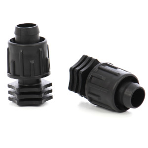 Dop pentru banda pentru irigatii prin picurare, D 17 mm, negru, polipropilena, set 2 buc