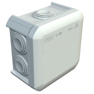 Doza derivatie T40 2007045, IP55, 90 x 90 x 52 mm