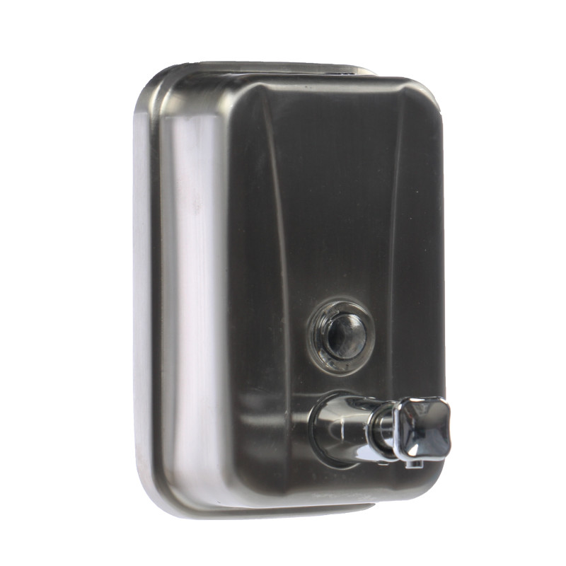 Dozator sapun lichid, inox, finisaj cromat, 500 ml