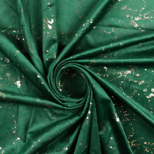 Draperie Atria, Velvet Glamour, catifea, verde, semiopac, H 280 cm