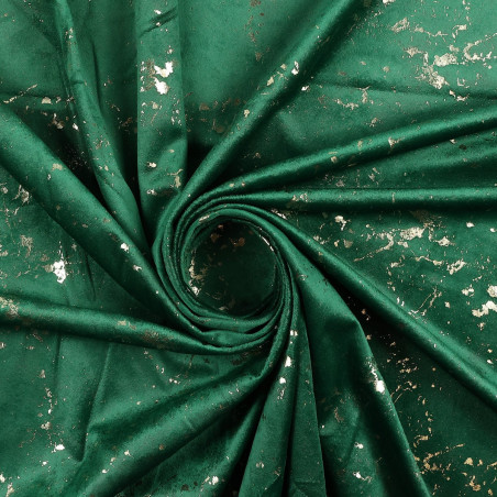 Draperie Atria, Velvet Glamour, catifea, verde, semiopac, H 280 cm