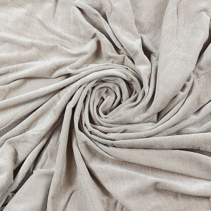 Draperie Caressa, Odeon, poliester, maro taupe, semiopac, 135 x 240 cm