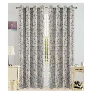 Draperie Chenille DK-WJ23A, Atria, poliester, gri, semiopac, 280 cm