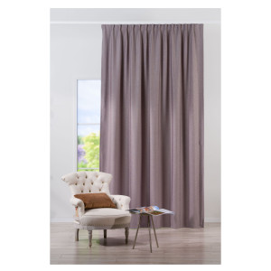 Draperie Mendola Fabrics, model Bellagio, Monograma, jacquard, gri, semiopac, 280 cm