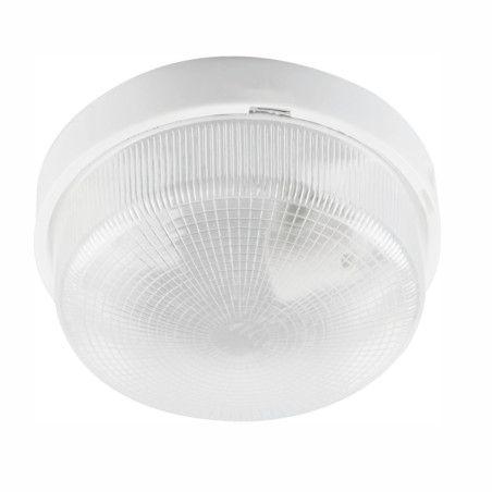 Aplica etansa Hoff, 1 x E27 (max 60W), D 187 mm, IP54, interior / exterior