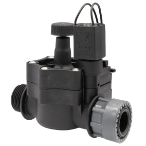 Electrovalva pentru sisteme de irigatii, Rain RN 155 PLUS, 1 inch, 24V, cu semiolandez, presiune minim 1 bar - maxim 12 bari, fi
