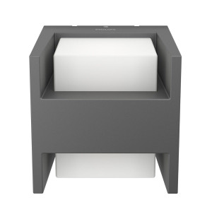 Aplica exterior cu LED Arbour 164599316, orientare in sus / in jos, 9W, 800lm, lumina calda, alb, modern