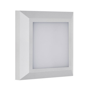 Aplica exterior cu LED Pann KL121054, 4W, 440 / 520 / 500lm, lumina calda / neutra / rece, pentru scari, alb, modern