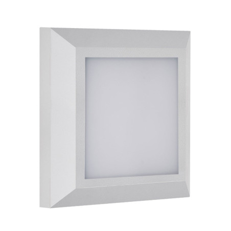 Aplica exterior cu LED Pann KL121054, 4W, 440 / 520 / 500lm, lumina calda / neutra / rece, pentru scari, alb, modern