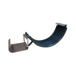 Element imbinare jgheab, pentru sistem pluvial, Bilka, maro (RAL 8017), lucios, D 125 mm