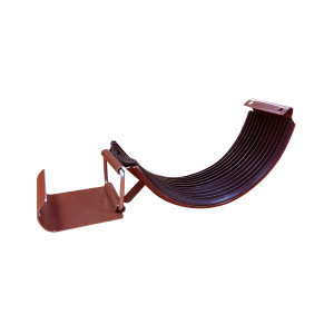 Element imbinare jgheab, pentru sistem pluvial, Bilka, rosu inchis (RAL 3009), lucios, D 125 mm
