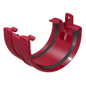 Element imbinare jgheab, pentru sistem pluvial, Regenau, PVC, bordo, D 125 mm