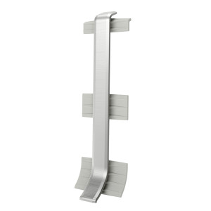 Element imbinare pentru plinta Vilo Linela 411, silver, 80 x 16 mm, 2 buc/set
