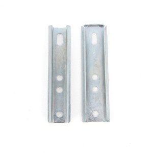 Elemente de cuplare canapele, din otel zincat, 121 x 33 mm, set 2 bucati