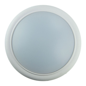 Aplica LED aparenta Hepol 15W 1200lm rotunda lumina rece 6500 K, IP44, moderna