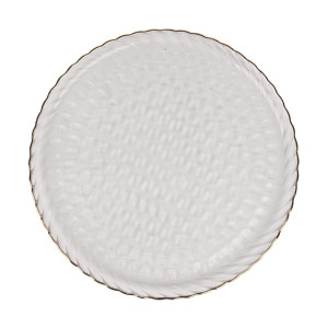 Farfurie intinsa 2NPP102-CGR, sticla, transparent, 26 cm