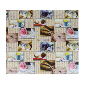 Fata de masa impermeabila Notebook W0029-1, PVC, latime 140 cm
