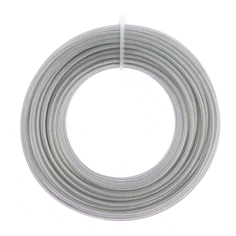 Fir motocoasa Grunman, profesional, profil rotund, PVC cu insertie otel, 2.4 mm x 15 m