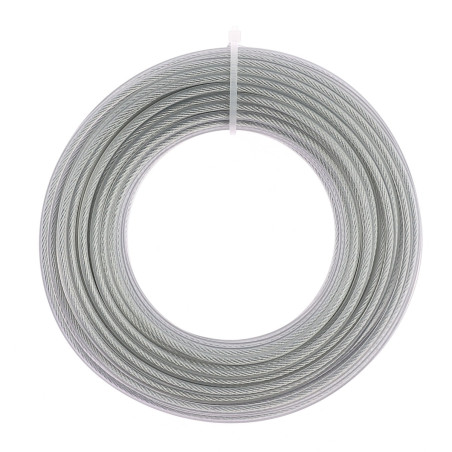 Fir motocoasa Grunman, profesional, profil rotund, PVC cu insertie otel, 2.4 mm x 15 m