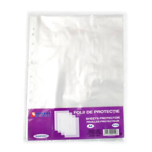 Folie de protectie transparenta Arhi Design, A4, set 10 bucati