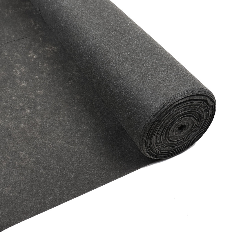 Folie mulcire, antiburuieni, Versay, poliester, negru, 1 x 50 m