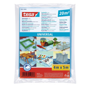 Folie protectie universala, tesa 56651, 0.007 mm, 4 x 5 m