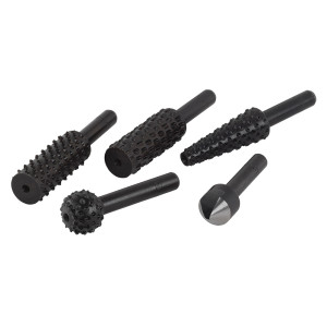 Freza lemn, Wolfcraft 2540000, set 5 bucati