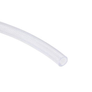 Furtun alimentar Cristal, PVC, cu insertie textila, D 5 mm, rola 50 m