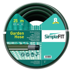 Furtun de gradina, pentru apa, SimpleFit, 19 mm, rola 25 m