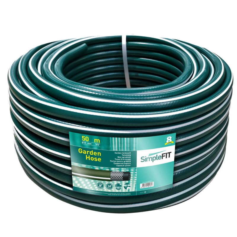 Furtun de gradina, pentru apa, SimpleFit, 19 mm, rola 50 m