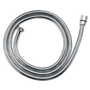 Furtun dus Ferro W05, flexibil si extensibil, 1.5 - 2 m, cromat