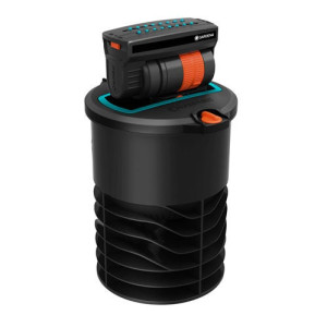Aspersor Gardena OS 140, telescopic oscilant, cu filtru de impuritati integrat, raza reglabila, 2 - 15 m