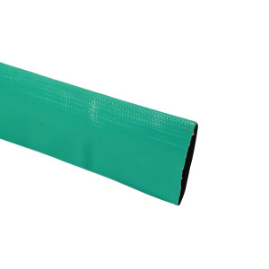 Furtun plat pentru evacuare, PVC + insertie textila, 4 bar, D 25 mm, rola 50 m