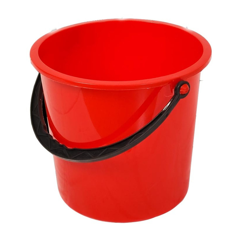 Galeata din plastic Alisan, rotunda, 10 L, diverse culori